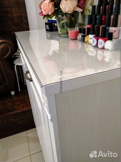 Мягкое стекло на стол (Арт154)