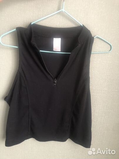 Майка + ремень + штаны 100 лен. Женское 44