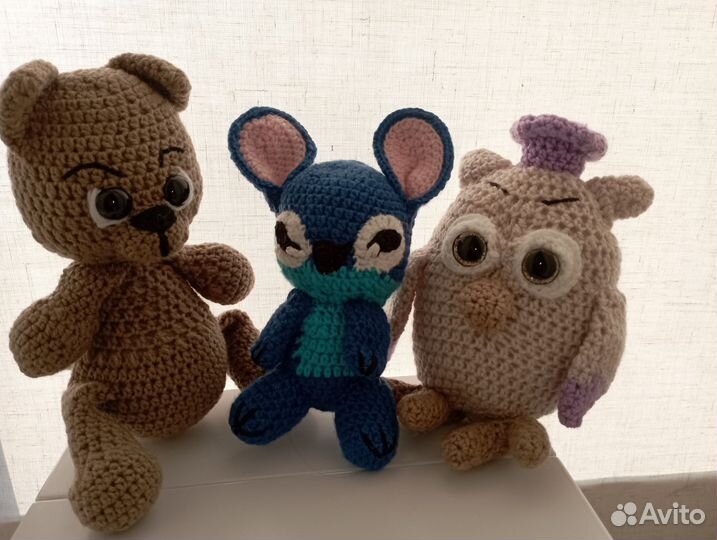 Мягкие игрушки крючком