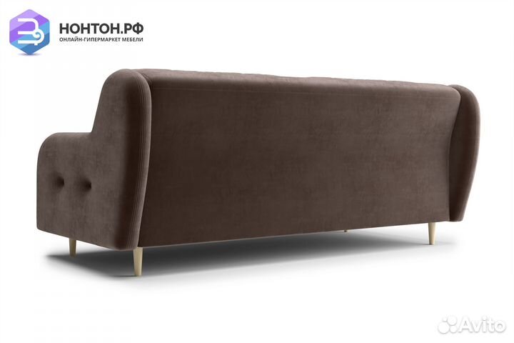 Диван книжка Глосс коричневый