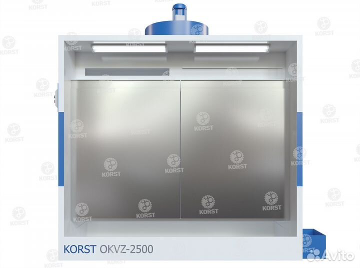 Покрасочная кабина Корст 2500 с водяной завесой