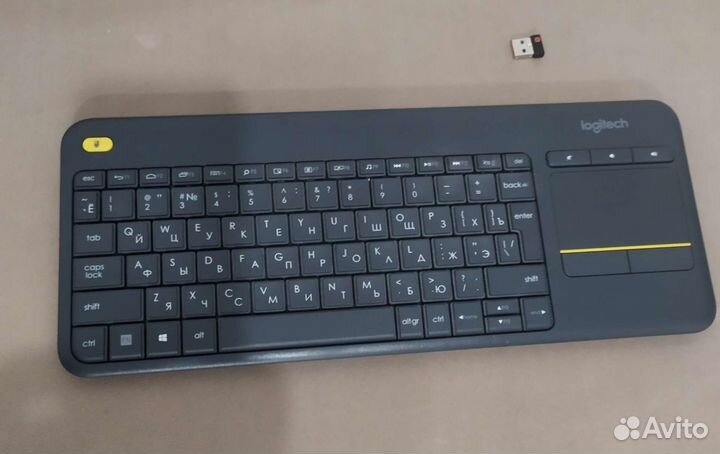 Клавиатура беспроводная Logitech K400 Рlus, USB