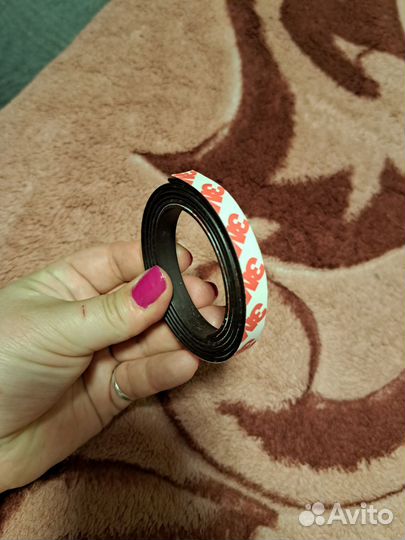 Магнитная лента на липучке