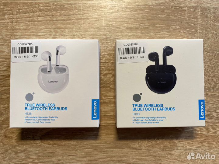 Беспроводные bluetooth наушники Lenovo HT38