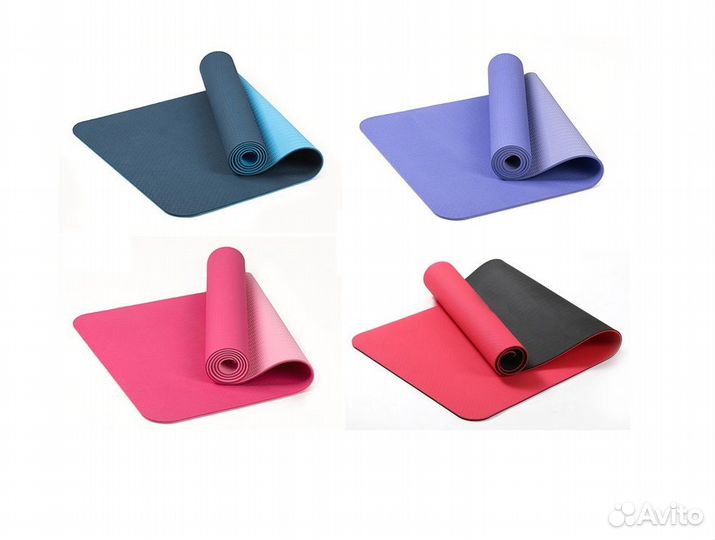 Коврик для йоги и фитнеса 183х61х0,6 см Gobetters