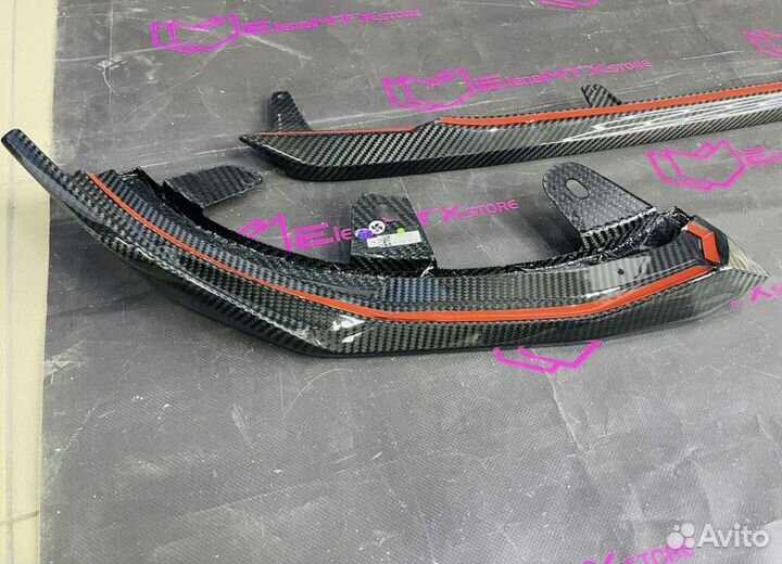 Сплиттер BMW G42 сухой карбон