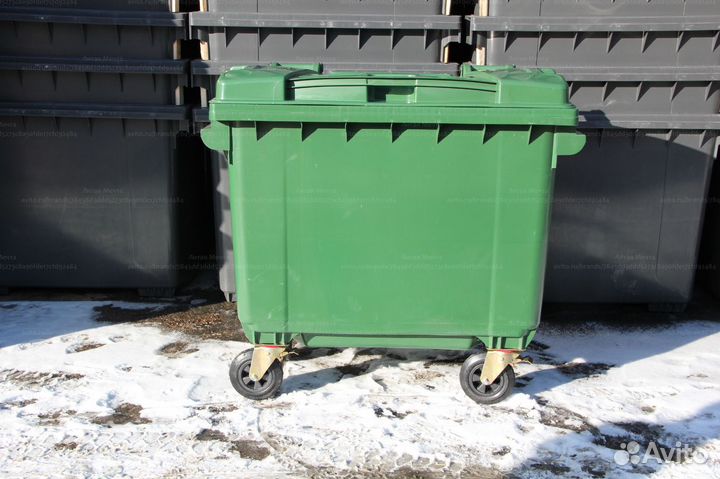 Пластиковый Евроконтейнер 660л C6034