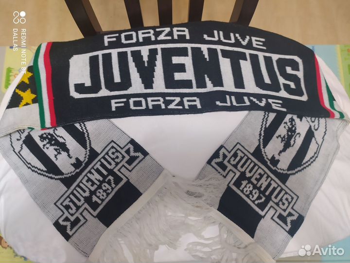 Футбольный шарф Ювентус
