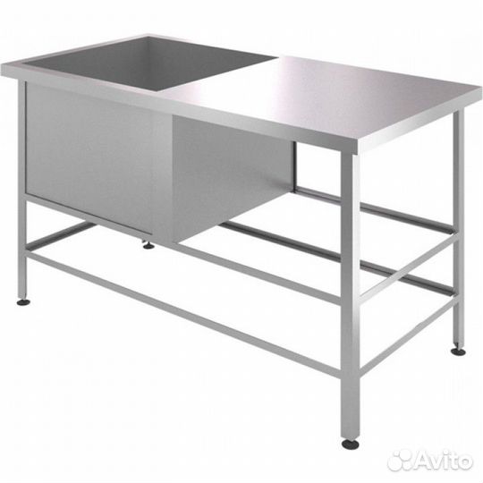 Мойка моечная с рабочей поверхностью(нержавейка)