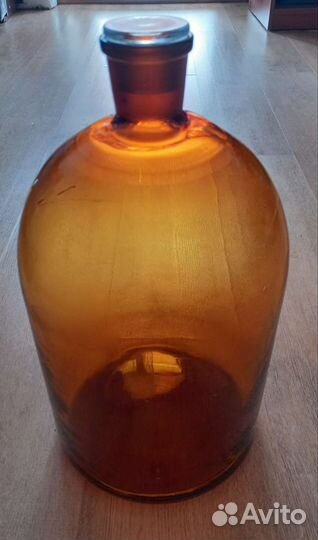 Бутыль 10 литров стеклянная