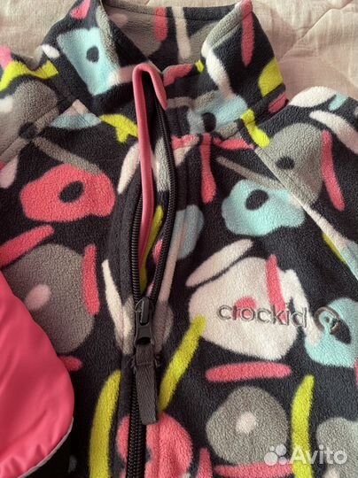 Толстовка флисовая, варежки-краги Крокид