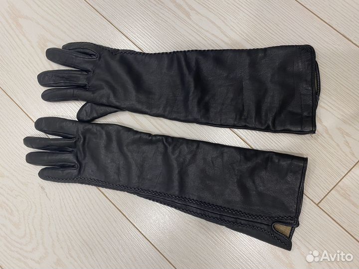 Перчатки женские кожаные 7.5 размер