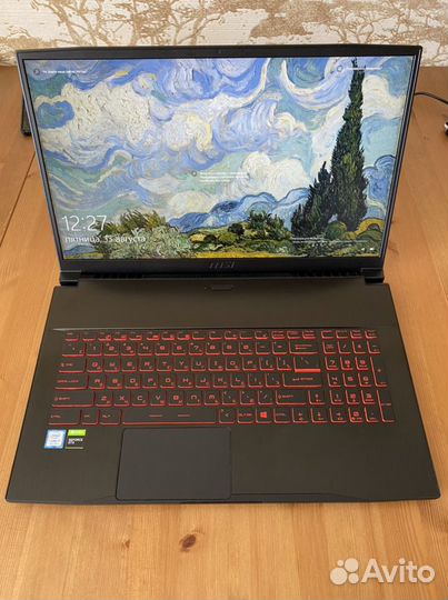 Игровой ноутбук MSI GF75 Core i7 9750H/GTX 1650 ti