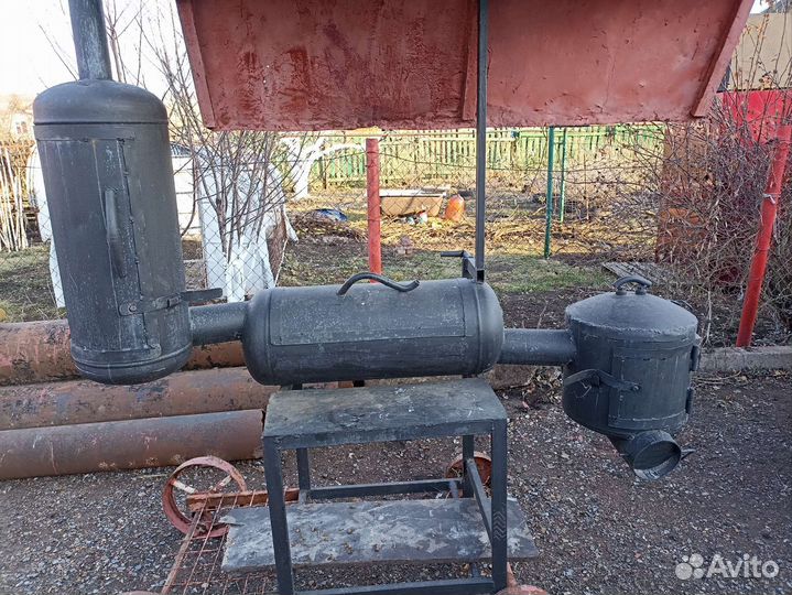 Мангал с крышей