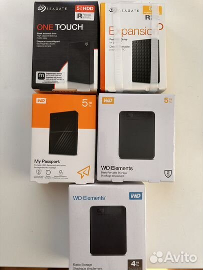 Переносной жёсткий диск Seagate 5 тб