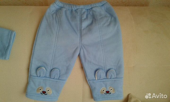 Теплый костюм 7-12 мес