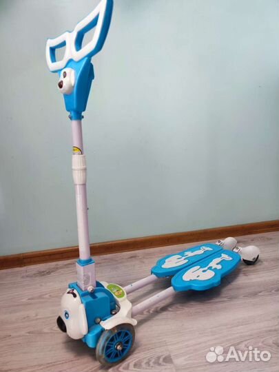 Самокат детский трехколесный бу