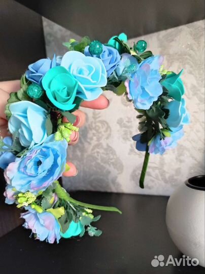 Венок на голову из цветов