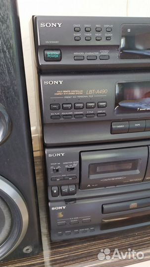 Музыкальный центр sony lbt A-490 без колонок