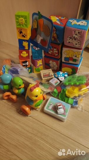 Детские игрушки пакетом на 1-2годика