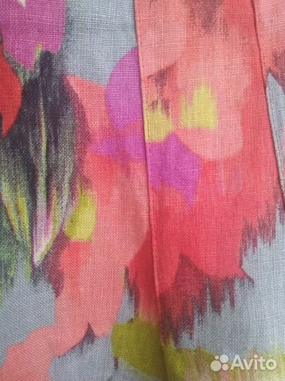 Юбка лён-хлопок 46 размер