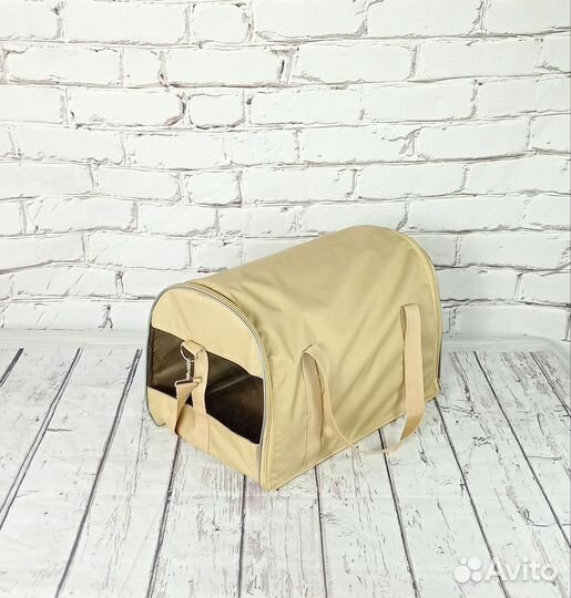 Сумка переноска для кошек собак 51x27x29 полукруг