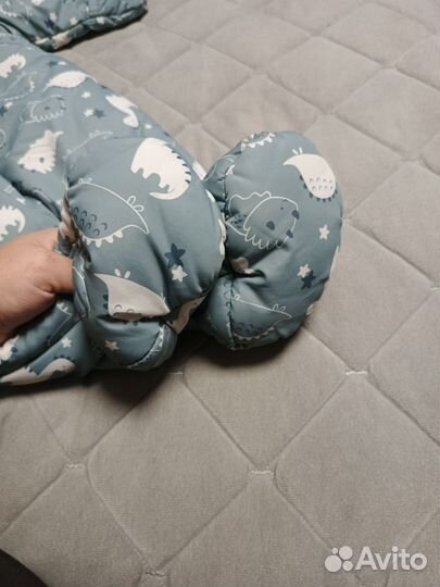 Демисезонный Комбинезон 74 + шапка