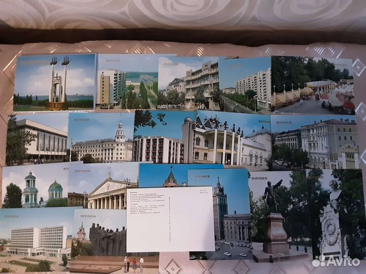 Наборы открыток с видами Воронежа СССР