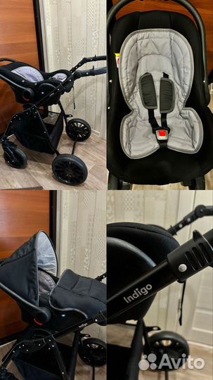 Коляска 3 в 1 indigo