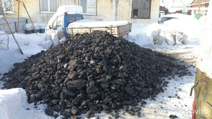 Доставка угля мешками