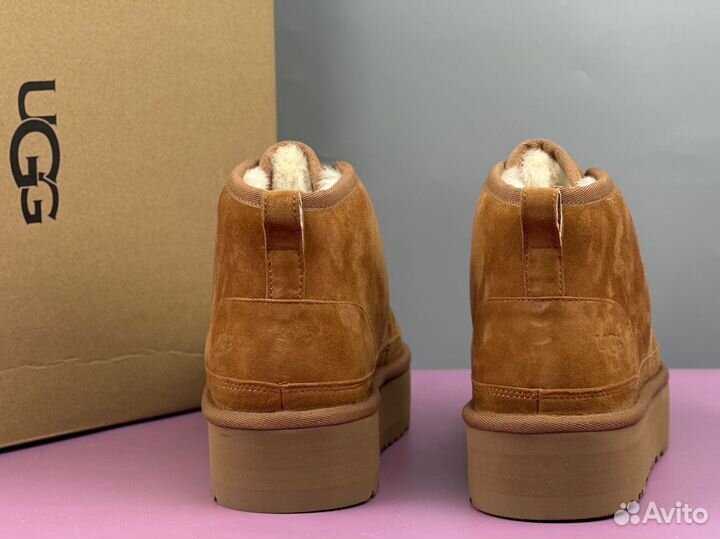 Женские ugg ботинки Ugg Neumel Platform Chestnut