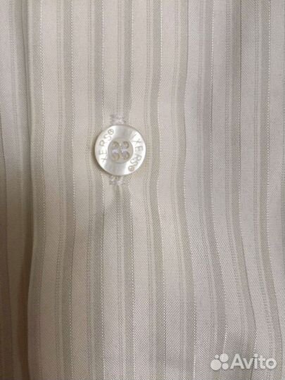 Рубашка мужская бежевая в полоску mixers 43/184раз