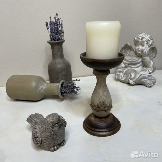 Подсвечник из липы