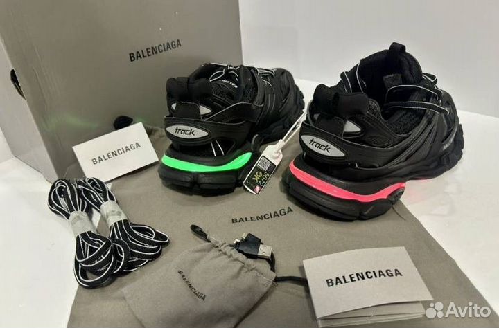 Кроссовки Balenciaga Track LED + носки