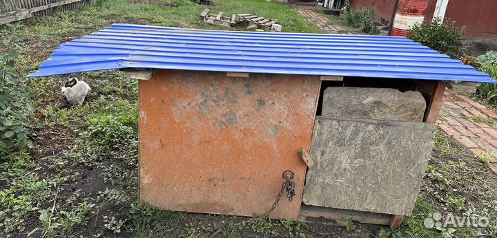 Будка для большой собаки утепленная