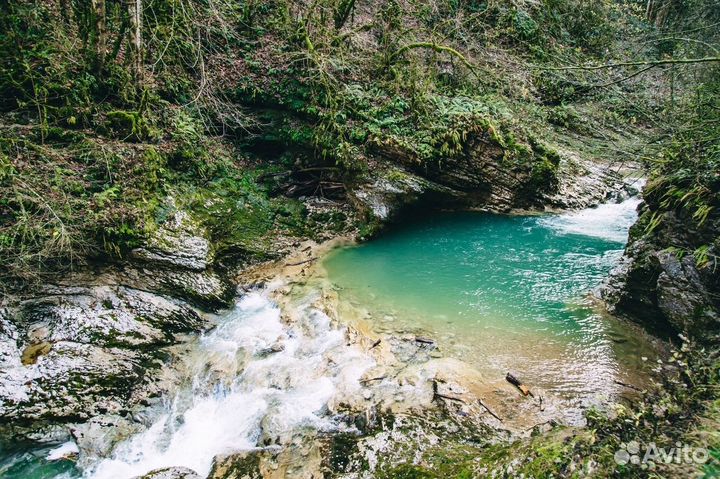Термальные источники / Гуамское ущелье из Ростова