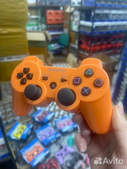 Джойстик sony PS3 оптом оранжевый