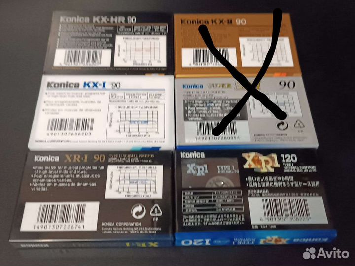 Аудиокассеты konica