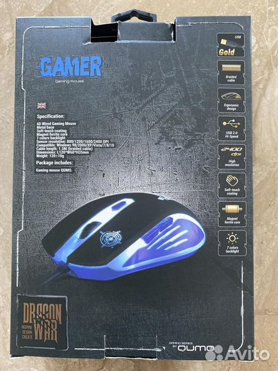 Игровая мышь qumo Dragon War Gamer M08 (21381)