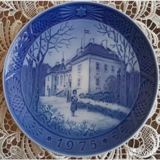 Винтажные коллекционные рождественские тарелки