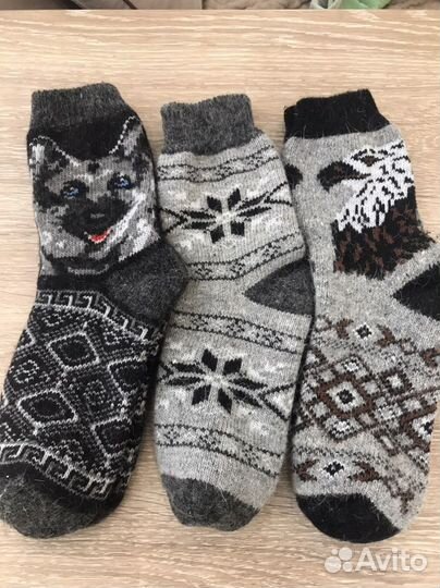 Шерстяные носки