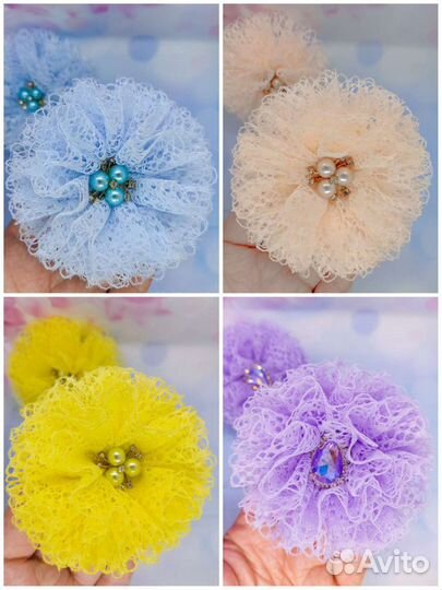 Резинки для волос ручной работы