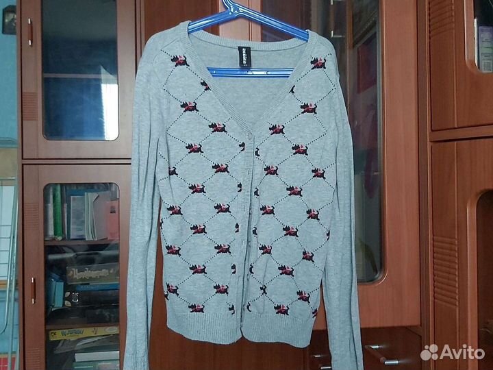 Кардиган серый на рост 146 см