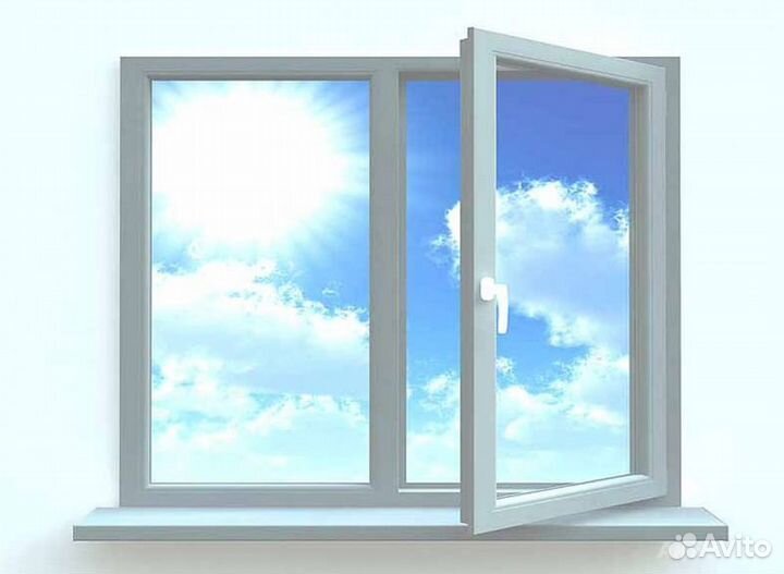 Пластиковое окно с установкой