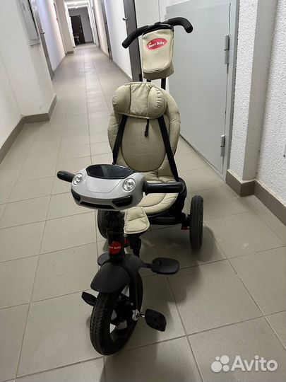 Велосипед коляска с ручкой
