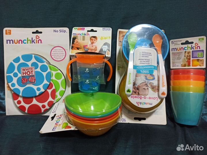 Детская посуда. Для прикорма. Пакетом. Новая