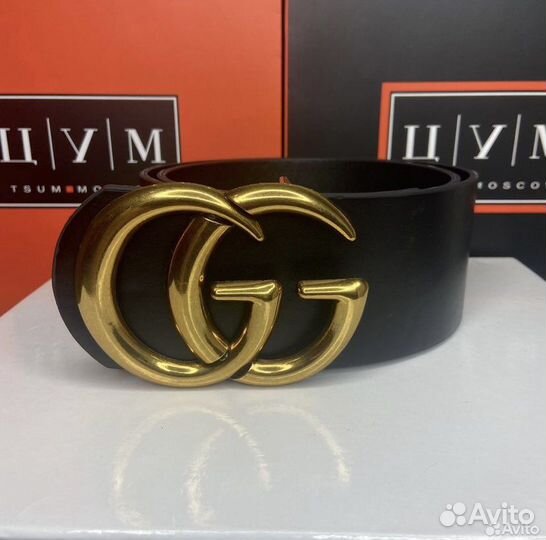 Широкий ремень Gucci