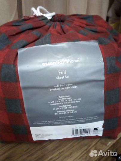 1,5 спальный комплект постельного белья, фланель