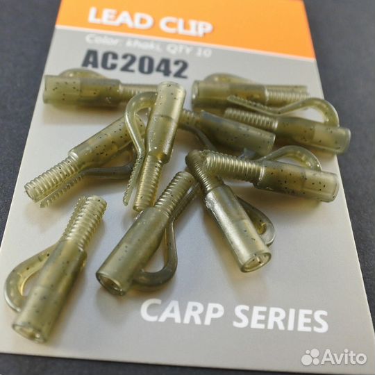 Клипса orange безопасная, в уп. 10 шт