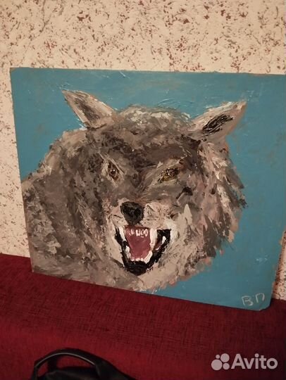 Картина волк